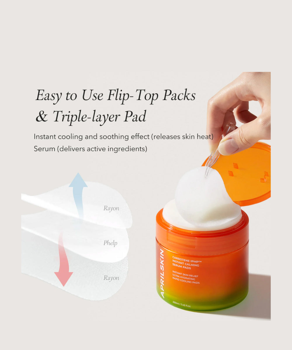 Carrotene IPMP™ Instant Calming Serum Pads
