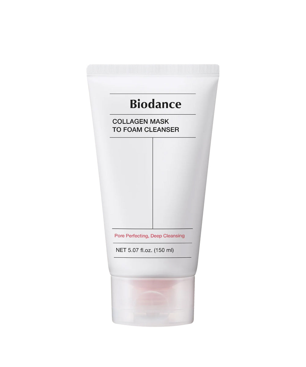 Collagen Mask to Foam Cleanser