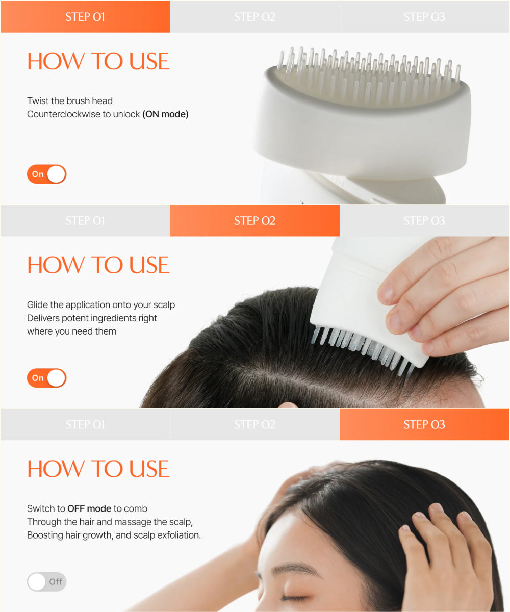 Growturn Hair Serum with Brush