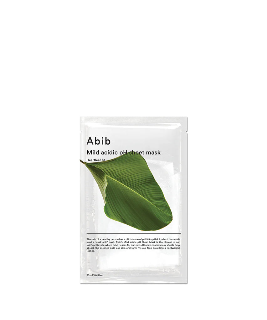 Mild Acidic PH Sheet Mask Heartleaf Fit (5 Sheets)