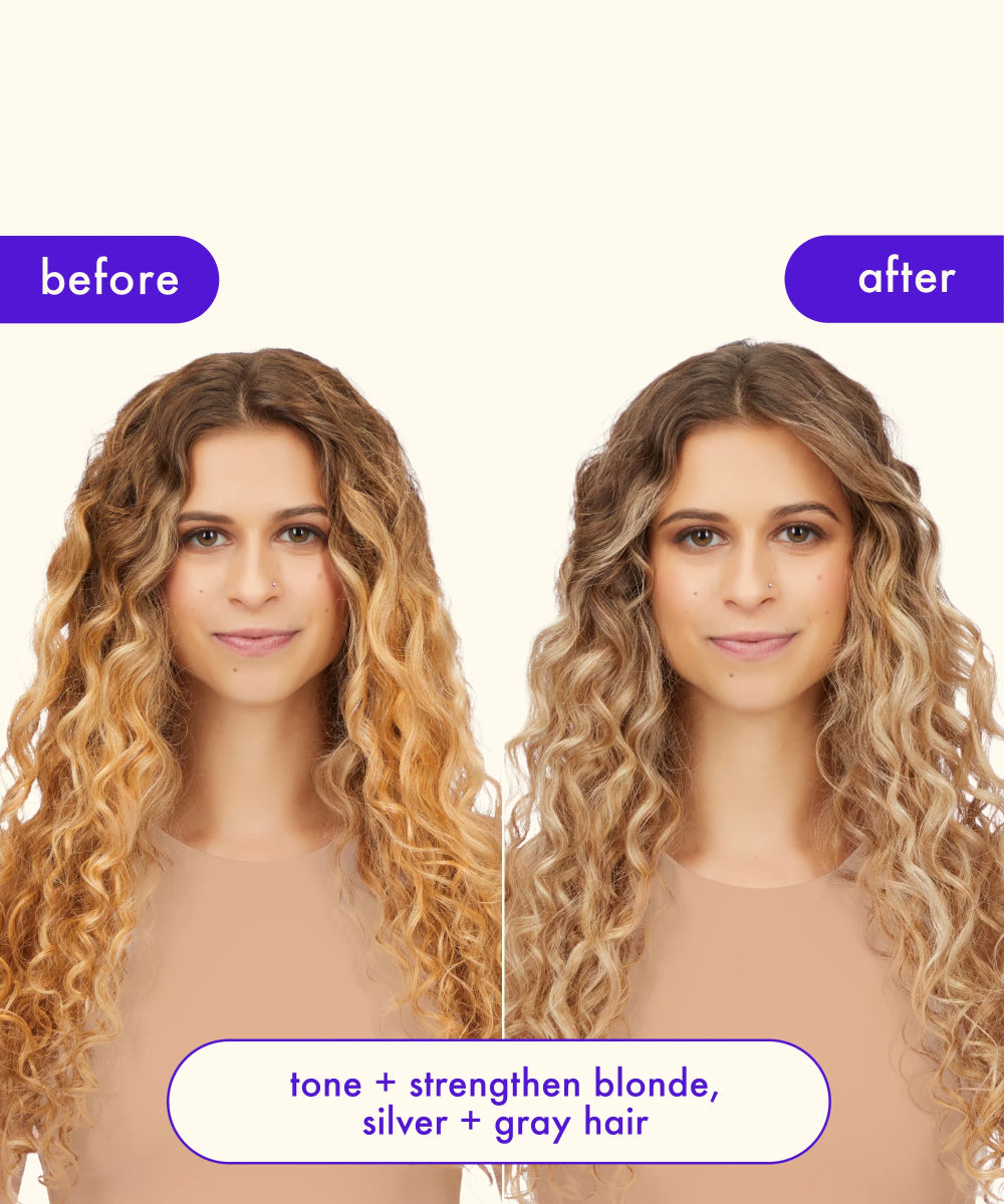 Bust Your Brass Cool Blonde Strength Repair Shampoo