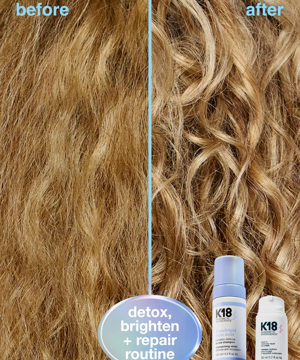 TripleBright oxidation defense purple shampoo