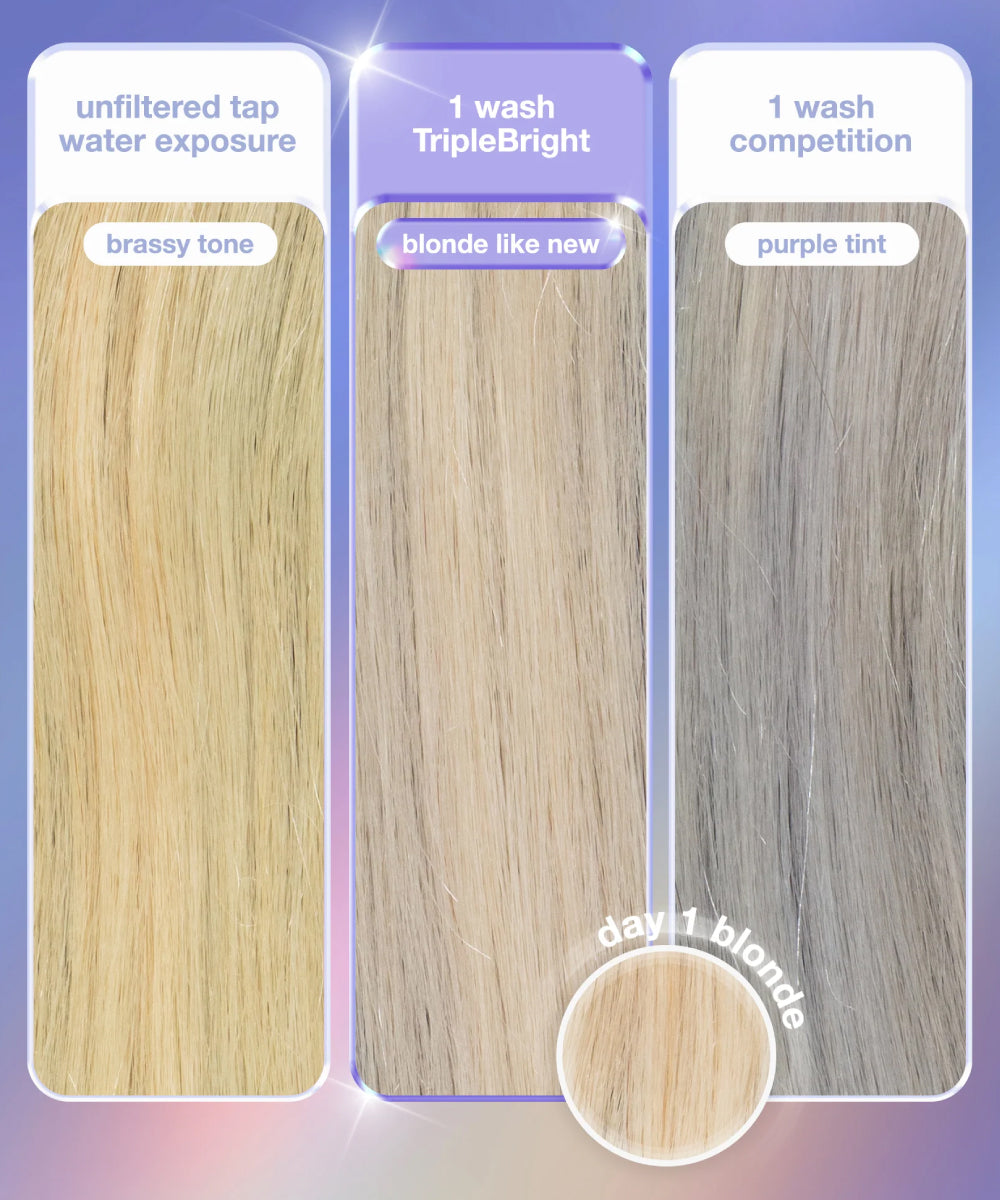TripleBright oxidation defense purple shampoo