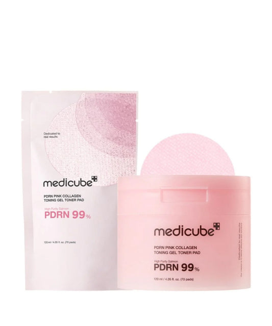 PDRN Pink Collagen Toning Gel Toner Pad