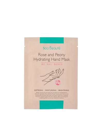 Rose and Peony Hydrating Hand Mask