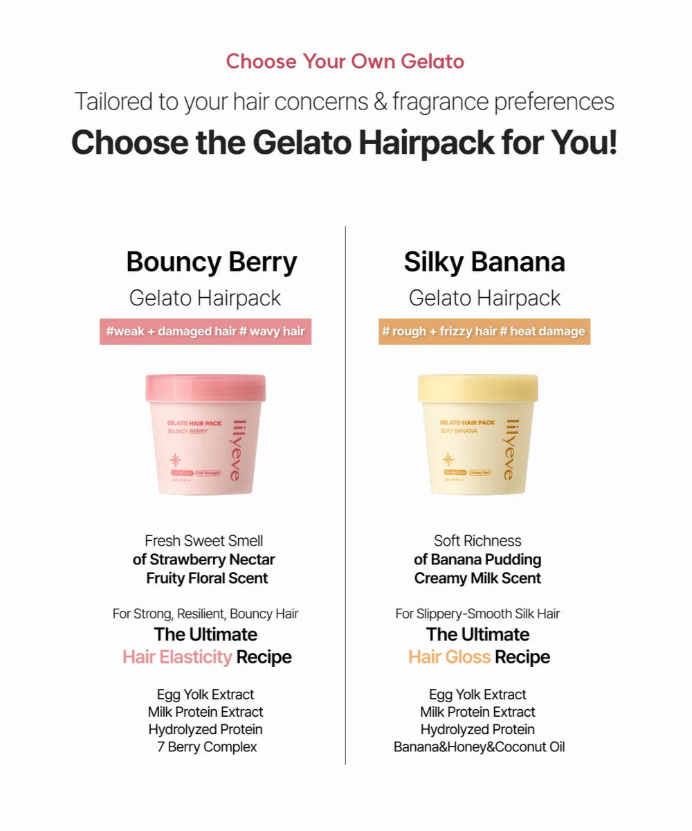 Gelato Hair Pack - Bouncy Berry