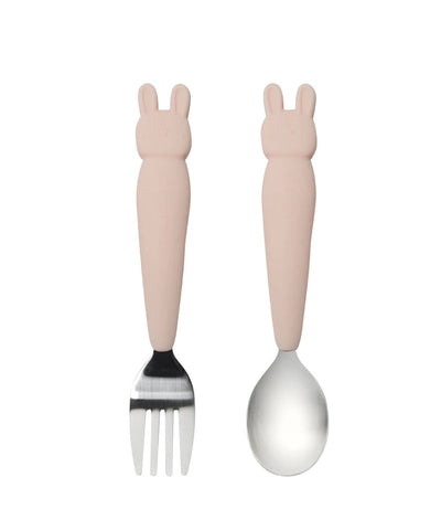 Kid's Spoon & Fork Set - Bunny