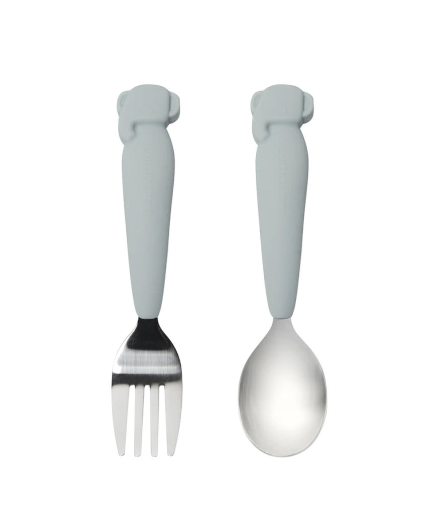 Kid's Spoon & Fork Set - Elephant