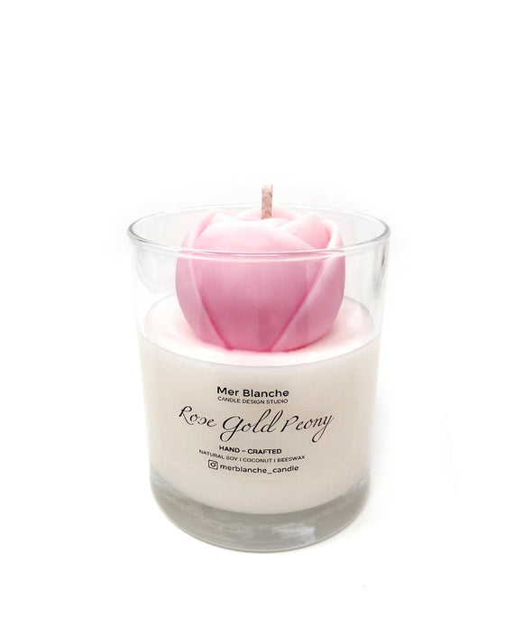 Hand Crafted Candle - Peony [Pink]