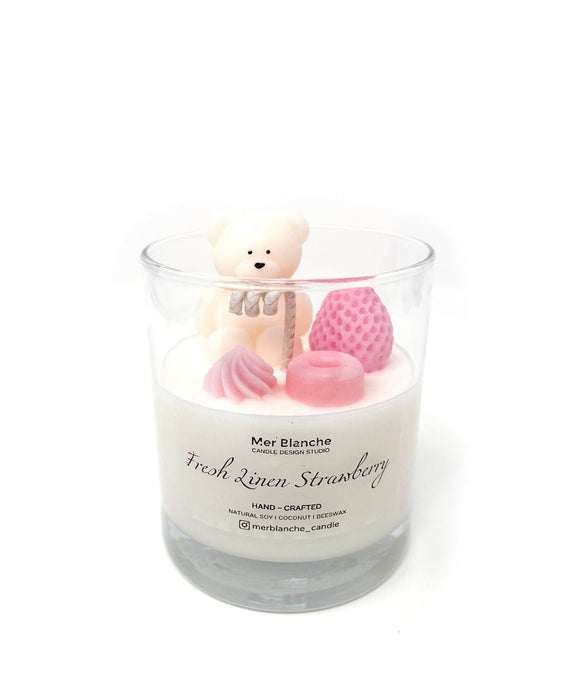 Hand Crafted Candle - Cute Bear