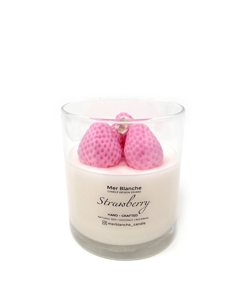 Hand Crafted Candle - Strawberry
